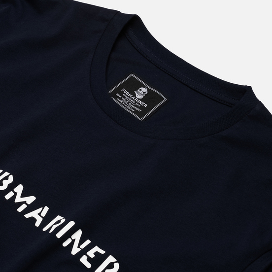 Мужская футболка Submariner Basic Logo Navy