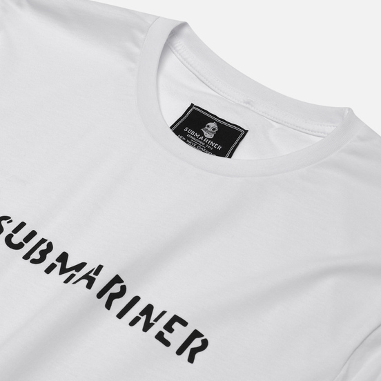 Мужская футболка Submariner Basic Logo White