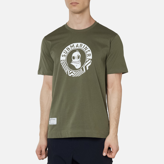 Мужская футболка Submariner Main Logo Print Khaki