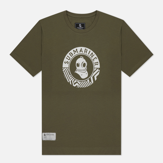 Мужская футболка Submariner Main Logo Print Khaki