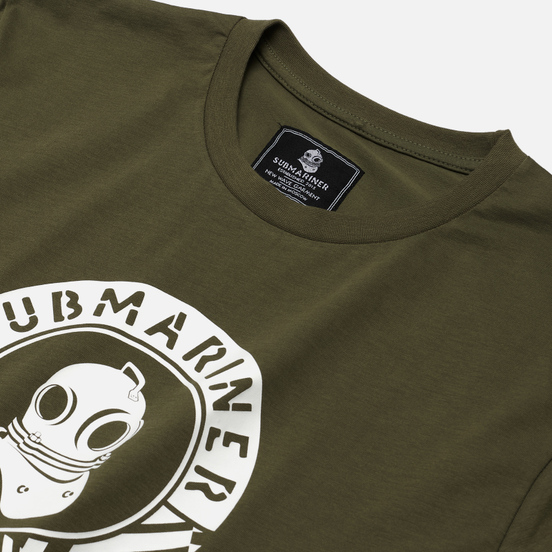 Мужская футболка Submariner Main Logo Print Khaki