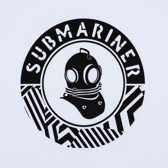 Мужская футболка Submariner Main Logo Print White