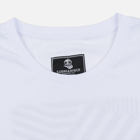 Мужская футболка Submariner New Wave Dazzle White