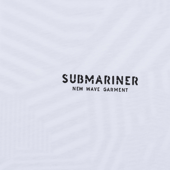 Мужская футболка Submariner New Wave Dazzle White