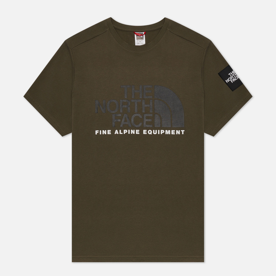 Мужская футболка The North Face Fine Alpine Equipment 2 New Taupe Green/TNF Black