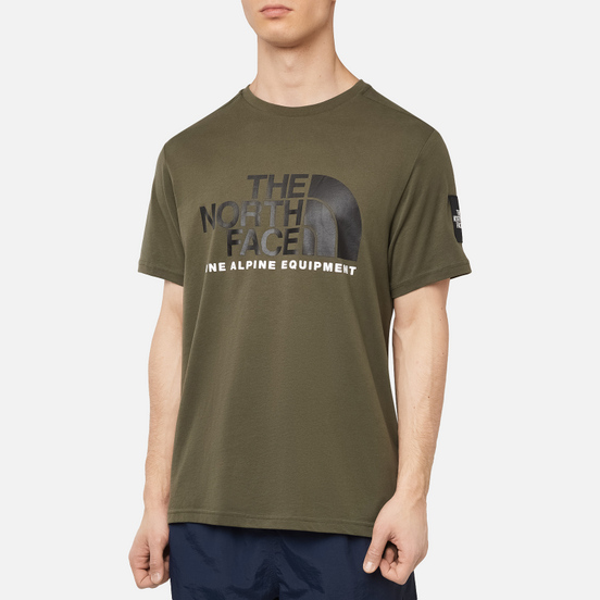 Мужская футболка The North Face Fine Alpine Equipment 2 New Taupe Green/TNF Black