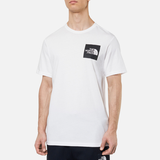Мужская футболка The North Face Fine SS TNF White/TNF Black