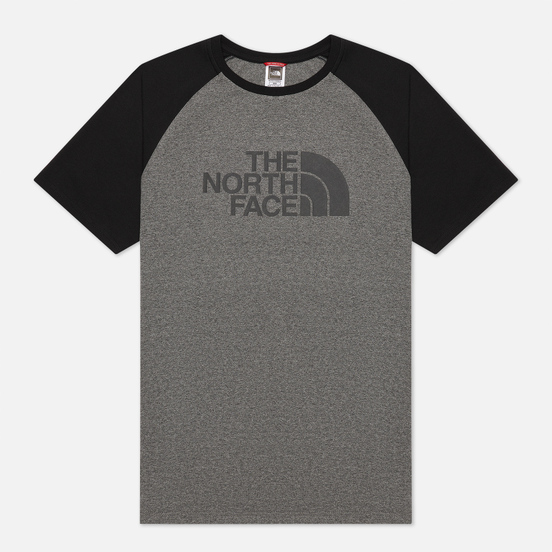 Мужская футболка The North Face Raglan Easy Medium Grey Heather
