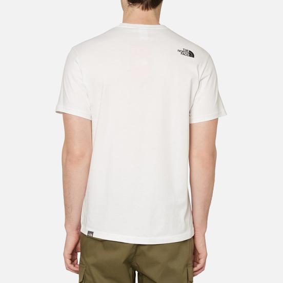 Мужская футболка The North Face SS Never Stop Exploring TNF White/TNF Red