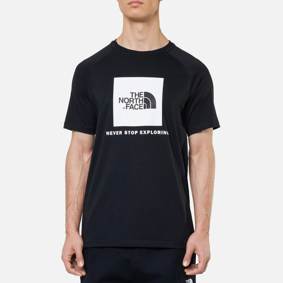 Мужская футболка The North Face SS Rag Red Box TNF Black/TNF White