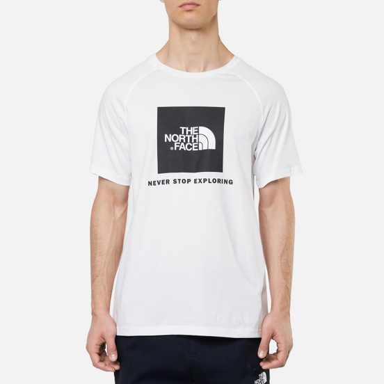 Мужская футболка The North Face SS Rag Red Box TNF White