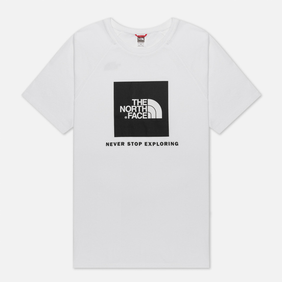 Мужская футболка The North Face SS Rag Red Box TNF White
