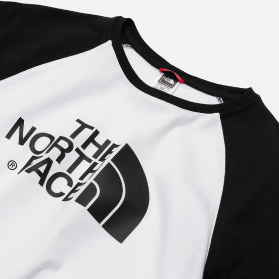 Мужская футболка The North Face SS Raglan Easy TNF White/TNF Black
