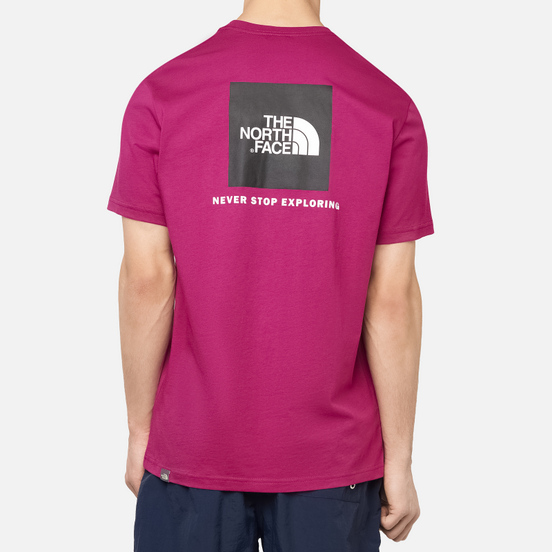 Мужская футболка The North Face SS Red Box Wild Aster Purple
