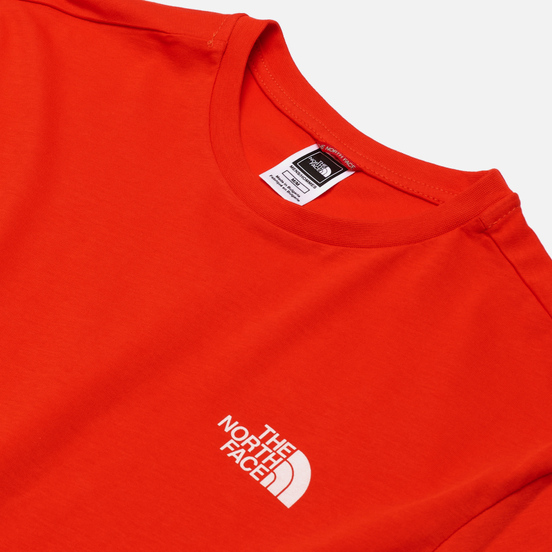 Мужская футболка The North Face SS Simple Dome Fiery Red