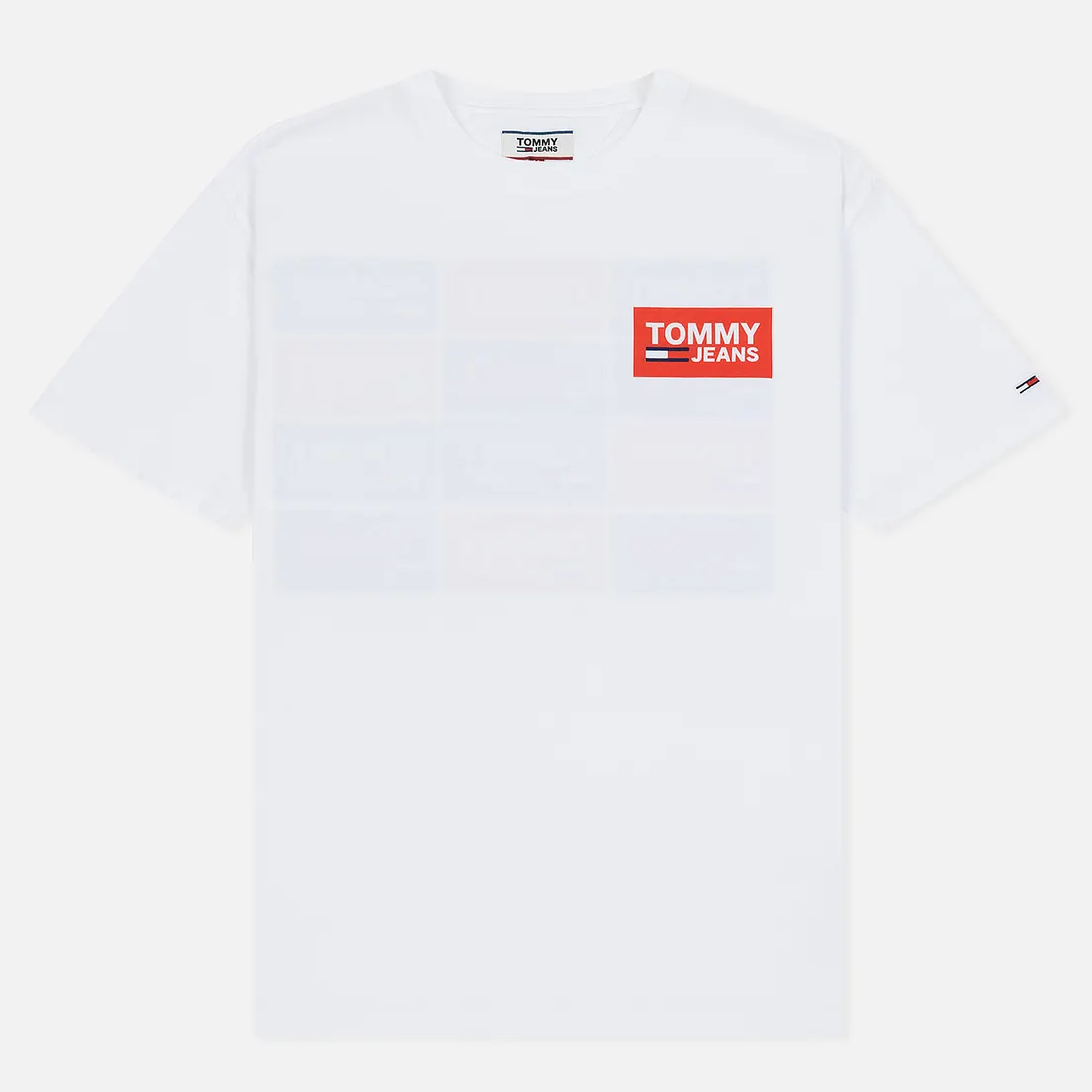 Tommy Jeans Мужская футболка Back Multilogos