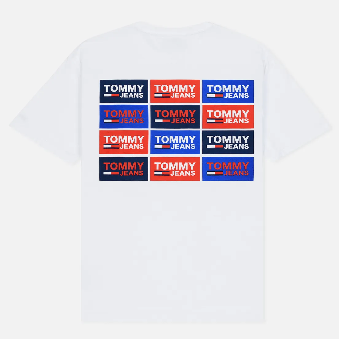 Tommy Jeans Мужская футболка Back Multilogos