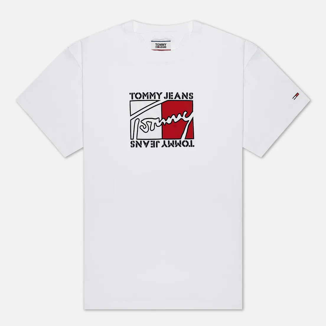 Tommy Jeans Мужская футболка Flag Script