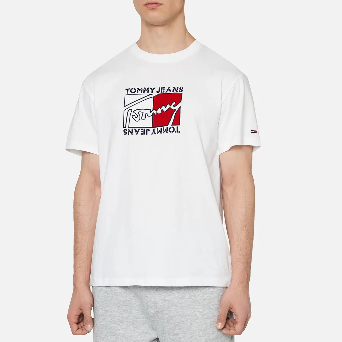 Tommy Jeans Мужская футболка Flag Script