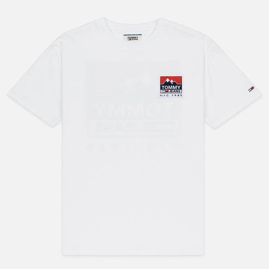 Мужская футболка Tommy Jeans Mountain Logo Back Graphic Classic White