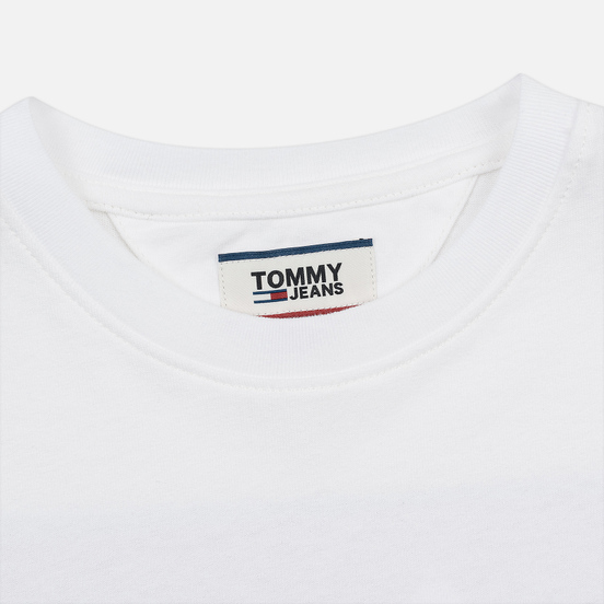 Мужская футболка Tommy Jeans Mountain Logo Back Graphic Classic White