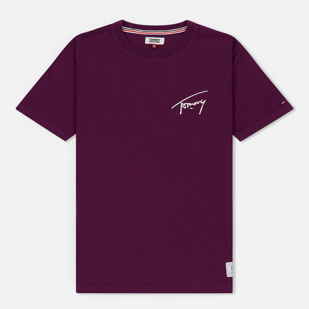 Мужская футболка Tommy Jeans Signature Dark Purple
