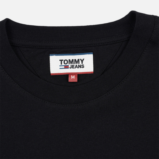 Мужская футболка Tommy Jeans Straight Small Logo Regular Fit Black
