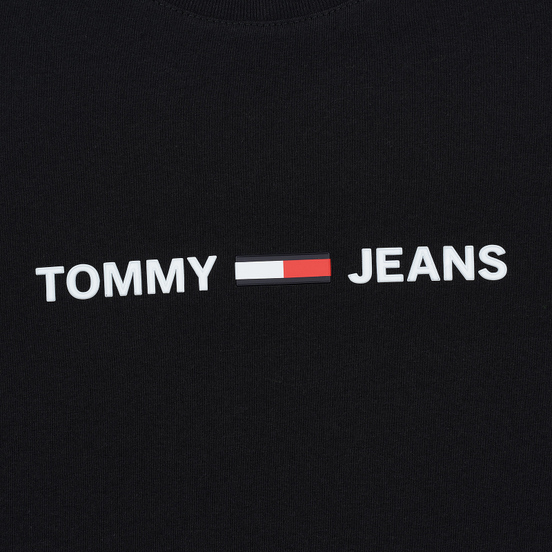 Мужская футболка Tommy Jeans Straight Small Logo Regular Fit Black