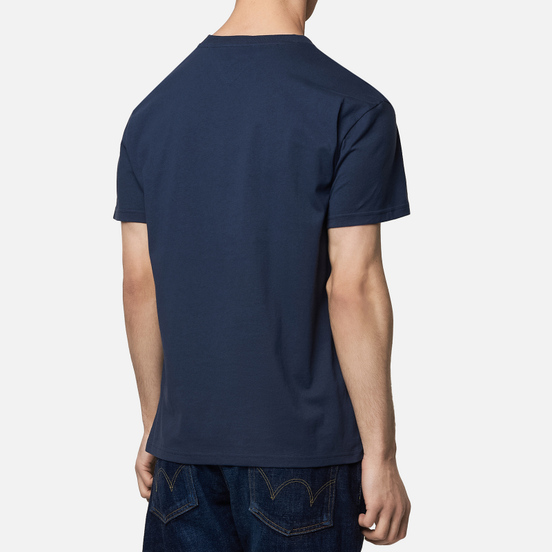 Мужская футболка Tommy Jeans Straight Small Logo Regular Fit Black Iris