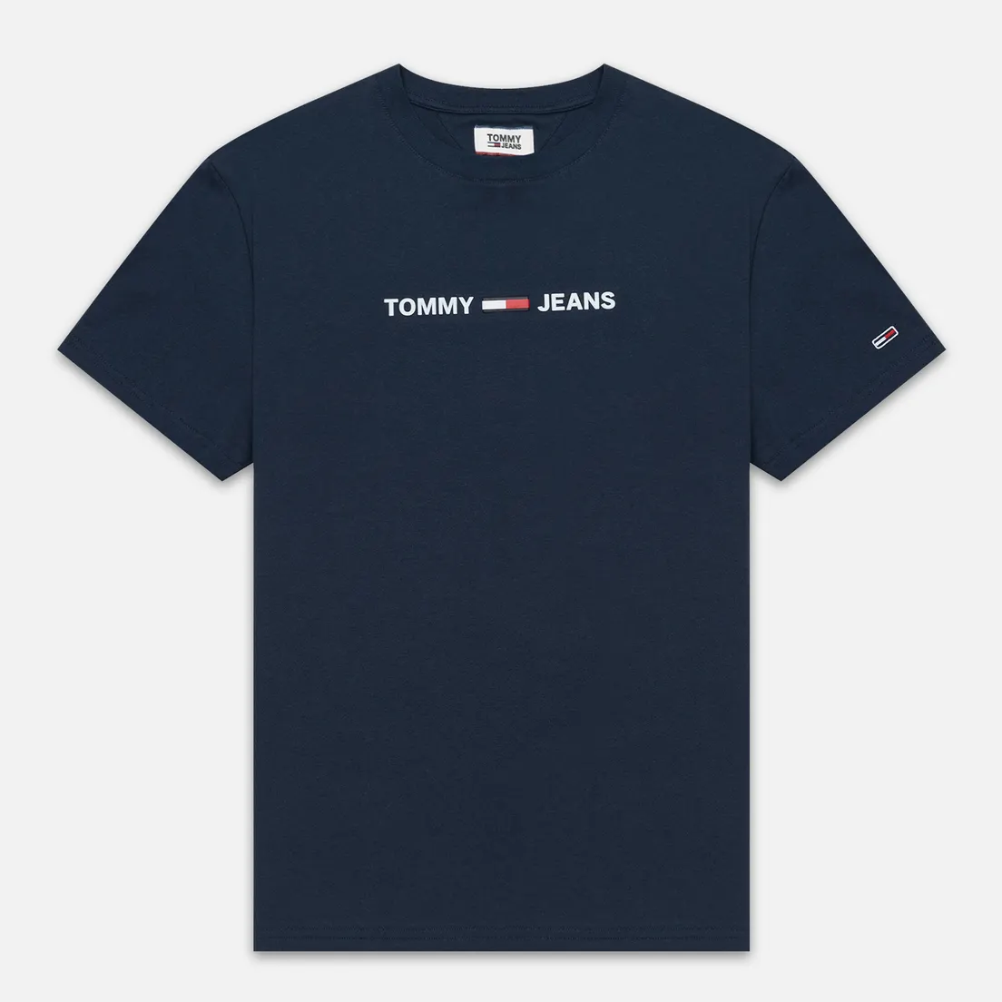 Tommy Jeans Мужская футболка Straight Small Logo Regular Fit