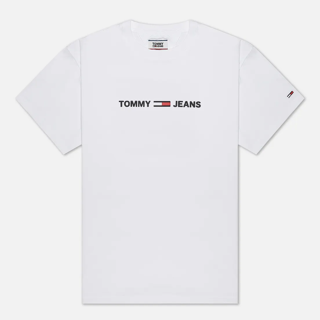 Tommy Jeans Мужская футболка Straight Small Logo Regular Fit