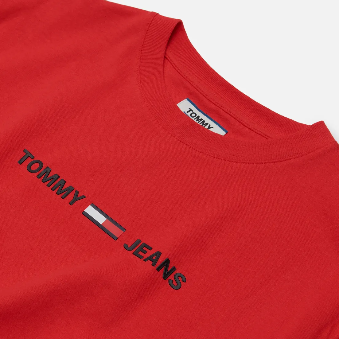Tommy Jeans Мужская футболка Straight Small Logo Regular Fit