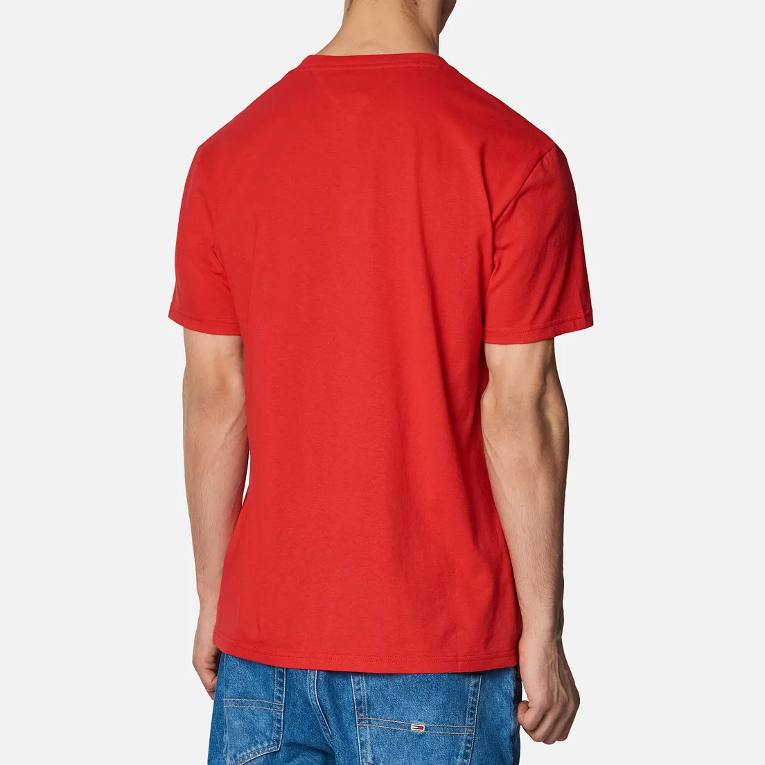 Tommy Jeans Мужская футболка Straight Small Logo Regular Fit
