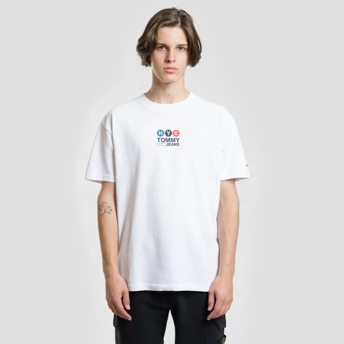 Tommy Jeans Мужская футболка Subway Logo