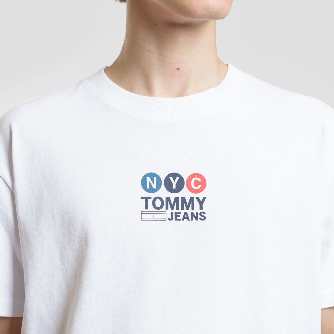 Tommy Jeans Мужская футболка Subway Logo