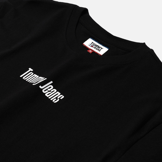 Мужская футболка Tommy Jeans Text Back Logo Black