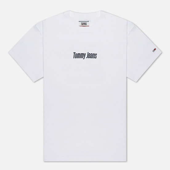 Мужская футболка Tommy Jeans Text Back Logo White
