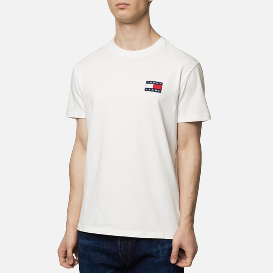 Мужская футболка Tommy Jeans Tommy Badge Classic White
