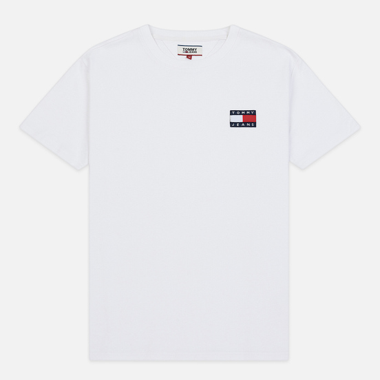 Мужская футболка Tommy Jeans Tommy Badge Classic White