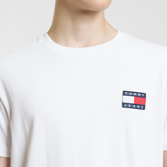 Мужская футболка Tommy Jeans Tommy Badge Classic White