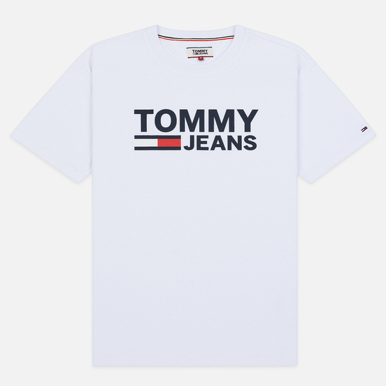 Мужская футболка Tommy Jeans Tommy Classics Logo Classic White
