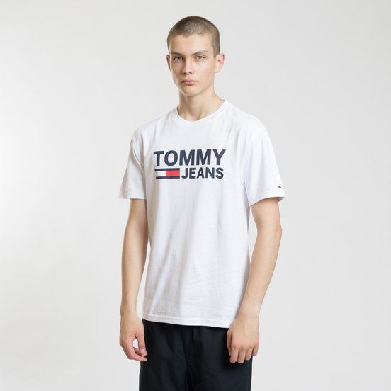 Мужская футболка Tommy Jeans Tommy Classics Logo Classic White
