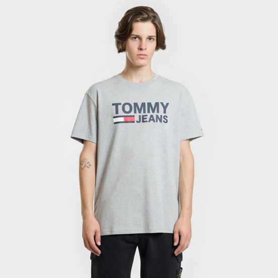 Мужская футболка Tommy Jeans Tommy Classics Logo Light Grey Heather