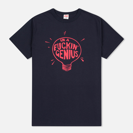 Мужская футболка TSPTR Fuckin Genius Navy/Red