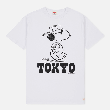 Мужская футболка TSPTR x Peanuts Vintage Tokyo City Pack White