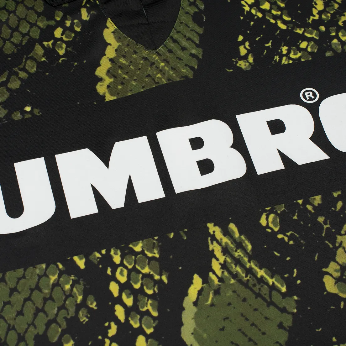 Umbro Мужская футболка x House Of Holland Snake Print Collared Football Top