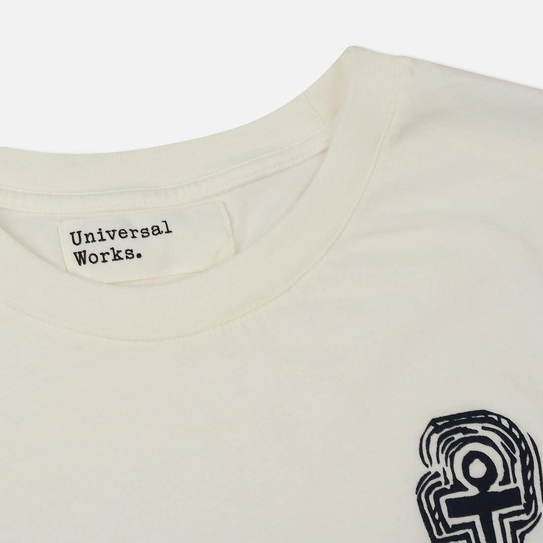 Universal Works Мужская футболка Anchor Print Jersey