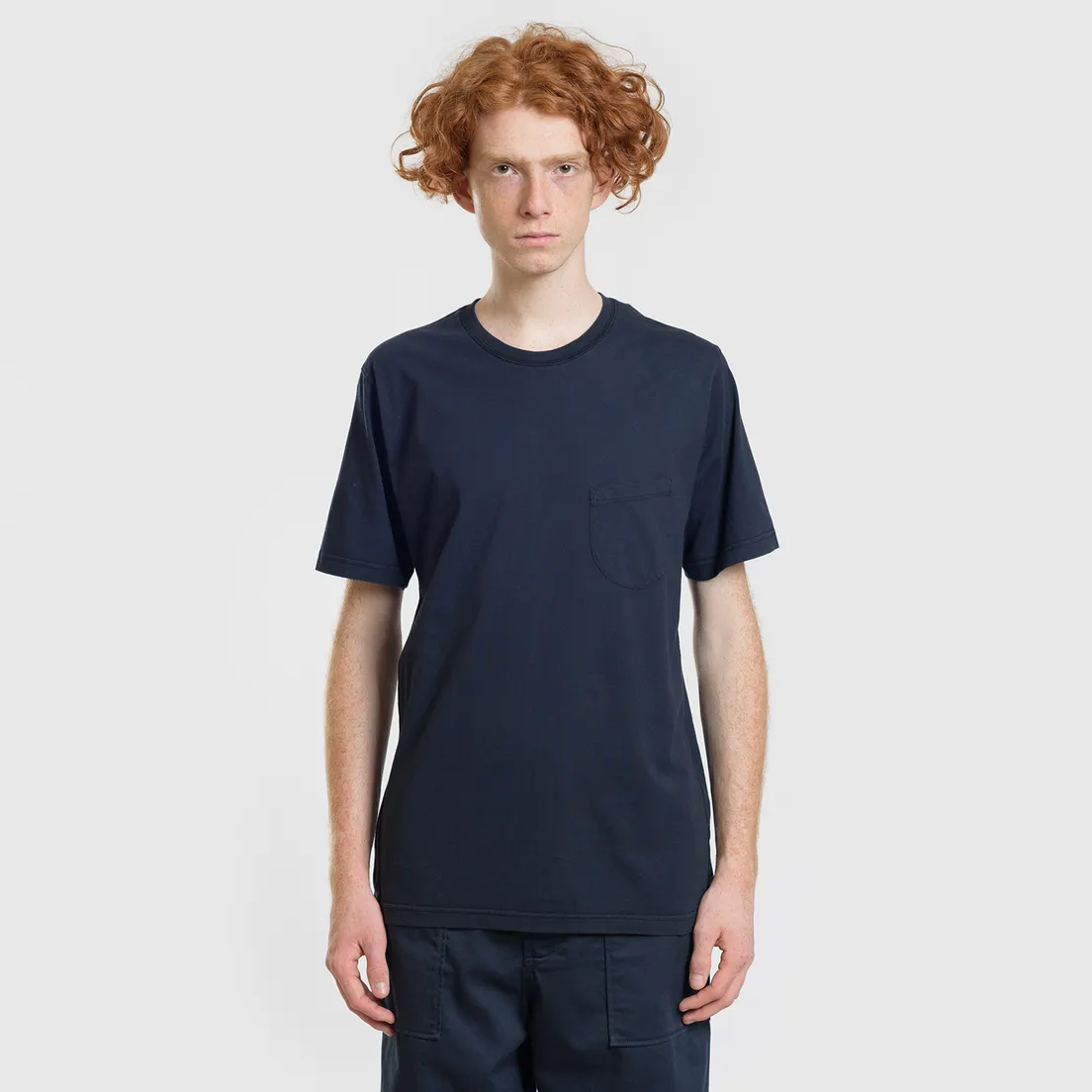 Universal Works Мужская футболка Pocket Single Jersey