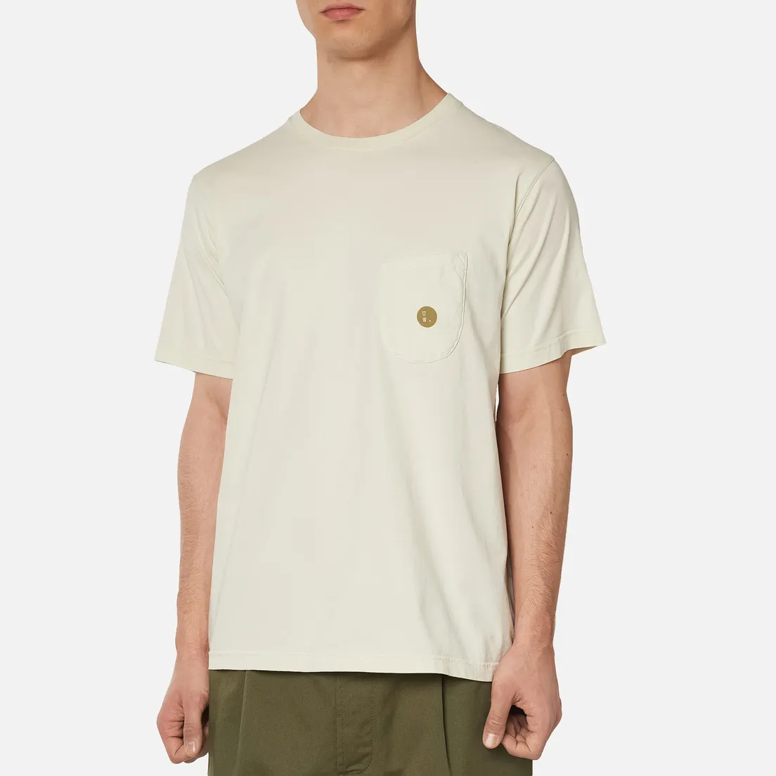 Universal Works Мужская футболка UW Print Organic Dot Print Jersey