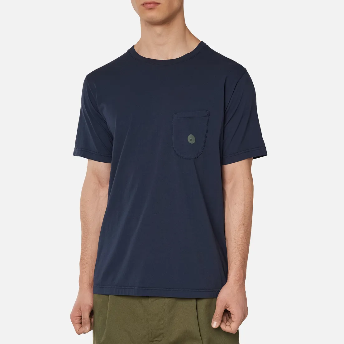 Universal Works Мужская футболка UW Print Organic Dot Print Jersey